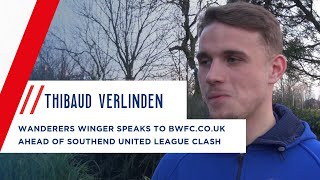 THIBAUD VERLINDEN  Wanderers winger speak to bwfccouk ahead of Southend United league clash [upl. by Joel]