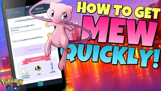 Pokémon GO  A MYTHICAL DISCOVERY MEW MOST EFFICIENT GUIDE [upl. by Einahc]