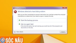 Tắt thông báo quotWindows detected a hard disk problemquot [upl. by Emilio]