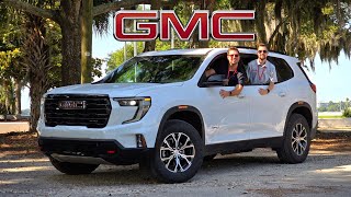 2024 GMC Acadia AT4  The BEST Luxurious AND OffRoad Capable Family SUV [upl. by Etteyniv]