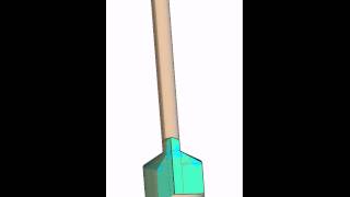 ALE simulation of SemiSolid thixoforming extrusion process [upl. by Wrennie629]