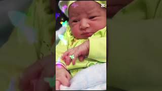 Welcome New Born Baby Girl 🥰🥰🥰 shortvideo tumitnecutekyunho viralvideo cutebaby islamicmonth [upl. by Lamarre]