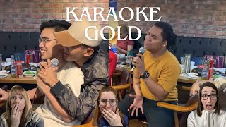 GARRETT JOSH AND JONG  LAY ME DOWN KARAOKE  HOUSEWIVES REACT [upl. by Missak879]