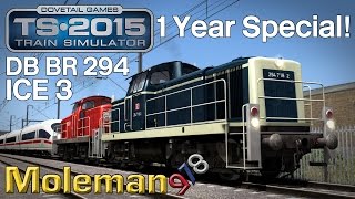 TS2015  Molemans 1 Year Special  DB BR 294ICE 3 [upl. by Sanfourd32]