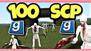 100 TANE SCP 096 PEŞİMDE GARRYS MOD EKLENTİADDONS [upl. by Elayor]