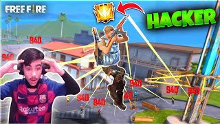 RANDOM HEADSHOT HACKER ON TRAINING GROUND😱GARENA FREE FIRE [upl. by Luoar868]