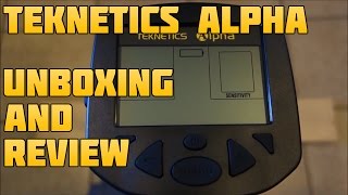 Metal Detecting Teknetics Alpha Unboxing and Testing Review [upl. by Selinski]