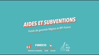 Aides et Subventions  Fonds de garantie Région et BPI France [upl. by Krauss]