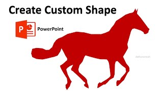 How to Create Custom Shapes In PowerPoint [upl. by Noicpecnoc]