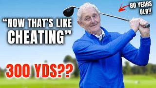 80 Year Old Golfer Aims To Hit Driver 300 Yards [upl. by Annwahs]