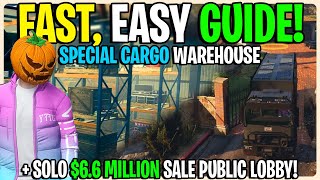 EASY SPECIAL CARGO WAREHOUSE GUIDE OCT 2023 How To Make Millions Solo In GTA 5 Online [upl. by Lehcyar]