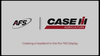 Creating a headland in the Pro 700 Display [upl. by Len860]