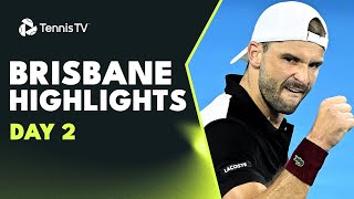 Murray vs Dimitrov Rune amp Shelton Begin Seasons  Brisbane 2024 Highlights Day 2 [upl. by Eerazed]