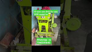 Zero drill for sale 13 tyne 2019 model ha lene tranding video [upl. by Adli]