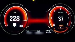 BMW 525d Acceleration 0220 Launch Control Autobahn Onboard F10 LCI Test Beschleunigung Diesel [upl. by Nilloc13]