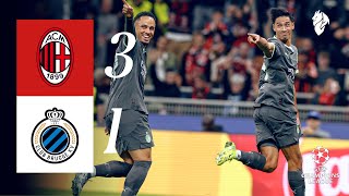 Pulisic and a Reijnders brace for the win  AC Milan 31 Club Brugge  Highlights ChampionsLeague [upl. by Novad603]