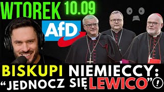 WTOREK 10 WRZESĚNIA 2024 SPRAWKI RANO  Niemieccy biskupi przeciwko prawicy PoĹĽar Elektryka [upl. by Ahtennek]