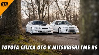 Toyota Celica GT4 v Mitsubishi TME RS  Driving Review [upl. by Krum]