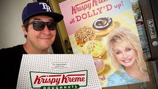 Dolly Parton Krispy Kreme Doughnuts Working 9 to 5 Taste Test  Picking Up BROKEN ENGAGEMENT RING [upl. by Yduj]