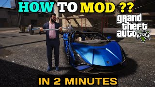 How To Mod GTA 5 In 2 Minutes Only  In Hindi  GTA 5 Mods 2024  Notable Gamers [upl. by Rexferd893]