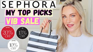 SEPHORA VIB SALE 2022  WHAT IM BUYING SKINCARE MAKEUP AND HAIRCARE [upl. by Joaquin]