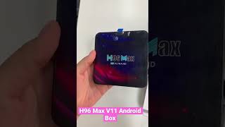 Review on H96 Max V11 Android TV Box Rockchip RK3318 shorts h96max [upl. by Acinomaj376]