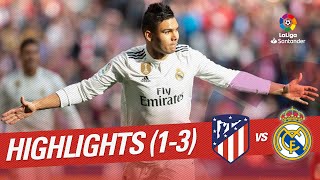 Highlights Atletico de Madrid vs Real Madrid 13 [upl. by Atneuqal]