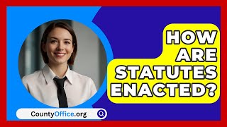 How Are Statutes Enacted  CountyOfficeorg [upl. by Atirahs]