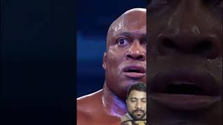 Goldberg vs Bobby lashley wwe wrestling wrestlemania smackdown wrestler ytshorts shorts [upl. by Lupee]