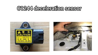 c1244toyota p1589 Deceleration Sensor Calibration [upl. by Ereveniug]