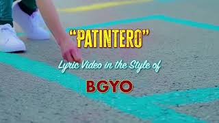 Patintero  Lyric Video [upl. by Dahsraf502]