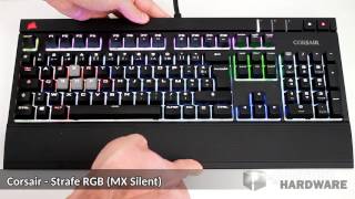 Nous avons essayé • Le clavier Strafe RGB MX Silent de chez Corsair [upl. by Alidus208]