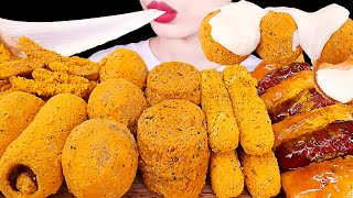 ASMR MUKBANG｜CHEESE BALL CORN DOG FRIES CHEESE STICKS MENBOSHA 뿌링클 사이드 치즈볼 치즈스틱 감자튀김 핫도그 소떡소떡 먹방 [upl. by Seabury]