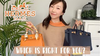 Hermes Kelly 25 vs Birkin 25  Which is Right for YOU  Review amp Comparison  A Practical Guide [upl. by Elttil]