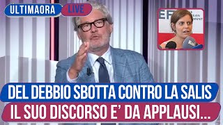 Del Debbio Attacca Duramente la Salis Se lItalia Non Le Va Bene Vada Altrove [upl. by Weslee]