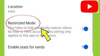 YouTube Restricted Mode Settings [upl. by Jecon]