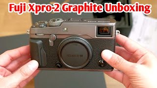 Fuji XPro 2 Graphite unboxing [upl. by Abdul]