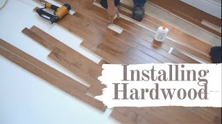 Installing prefinished hardwood [upl. by Hadrian445]