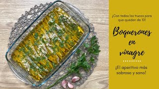 Cómo hacer BOQUERONES EN VINAGRE PERFECTOS🐟 Blanquitos y Duritos [upl. by Iramaj]