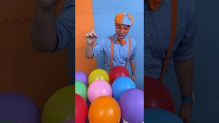 Pop the Balloon Sink or Float with Blippis Vehicle Toys shorts blippi [upl. by Urbanna]