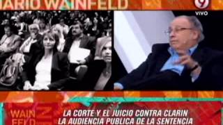 ANALISIS MARIO WAINFELD  LA CORTE Y EL JUICIO CONTRA CLARIN  190813 [upl. by Eisseb106]