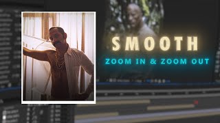 how to do smooth zooms  zoom in amp zoom out tutorial  After effects  999 hustle [upl. by Janis]