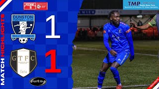 Dunston UTS 1 Grantham Town 1  Pitching In Northern Premier League Highlights [upl. by Dressler]