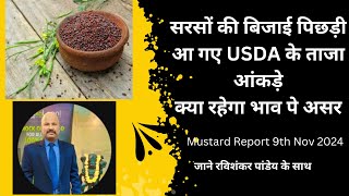 सरसों की बिजाई पिछड़ीआ गए USDA के ताजा आंकड़ेक्या रहेगा भाव पे असरRavi Shankar Pandey [upl. by Anomahs874]