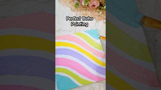 The perfect boho painting 🎨 soothing painting shorts canvaspainting acrylicpainting shortvideo [upl. by Tifanie744]