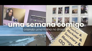 VLOG Voltando para a rotina no Brasil  vida pós au pair rotina de professora dias tranquilos [upl. by Yarahs]