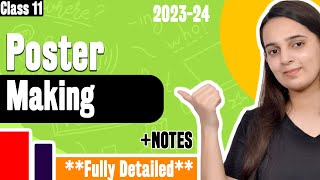 Poster Making Class 11  Poster Writing Class 11 Format  CBSE English Grammar 20232024 [upl. by Gennaro439]