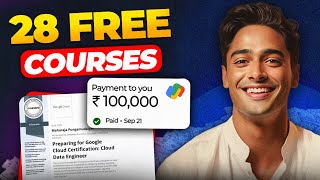 28 InDemand Skills with Free Courses FREE Certifications  Earn 1 LakhMonth [upl. by Ajan83]