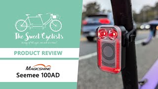 The worlds first hybrid bike taillight radar Magicshine Seemee 100AD Taillight 100 Lumen Review [upl. by Analrahc]