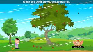 The Apple Tree  Nursery Rhyme with Lyrics amp Sing Along [upl. by Kenwee]